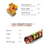 Menu Ô'Sushi Agadir December 2023 071110-363900